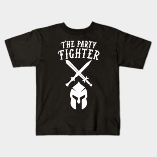 Fighter Dungeons and Dragons Team Party Kids T-Shirt